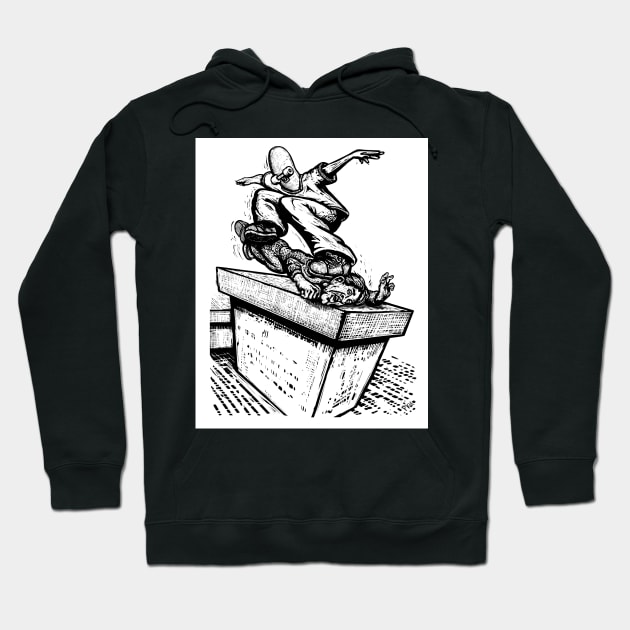 Nosegrind Hoodie by Octomanart